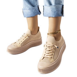 Zapatillas sin cordones beige de Callimaco
