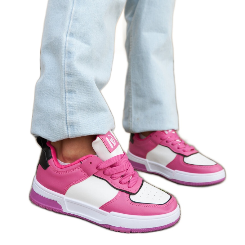 Inna Barrette TA-503 Zapatillas fucsia blanco y morado