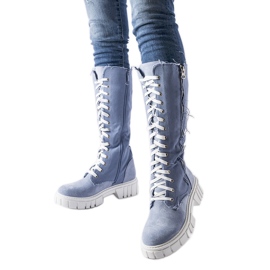 Botas Palmer con aislamiento de tejido azul