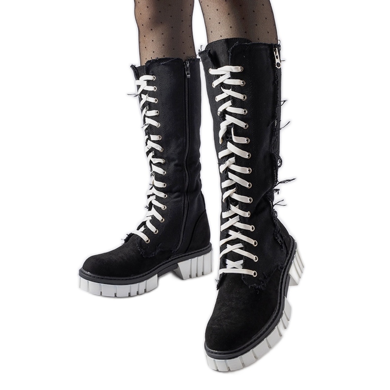 Botas Palmer con aislamiento de tejido negro Botas Palmer con aislamiento de tejido negro