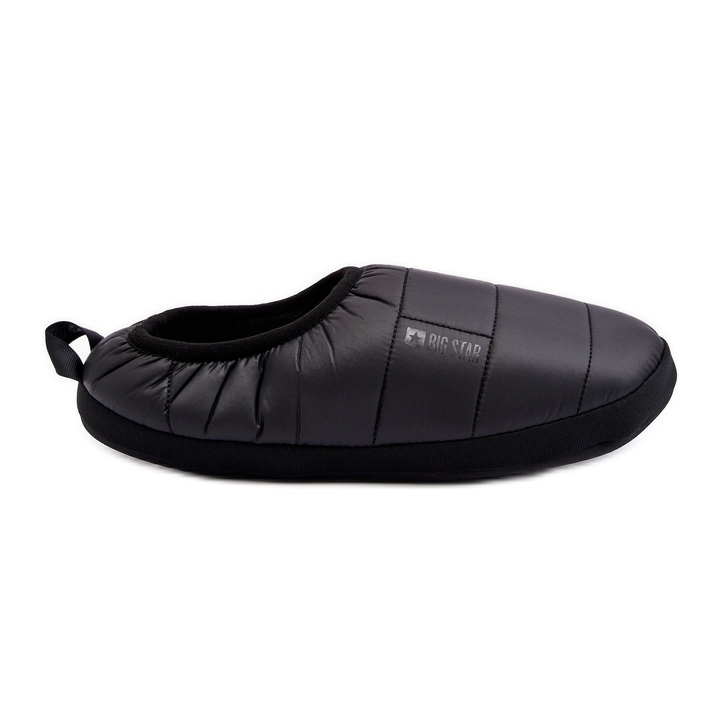 Pantuflas aislantes para hombre negro Big Star KK174363 Pantuflas aislantes para hombre negro Big Star KK174363