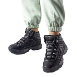 Zapatos negros altos cálidos Kappa 242968 Shivoo