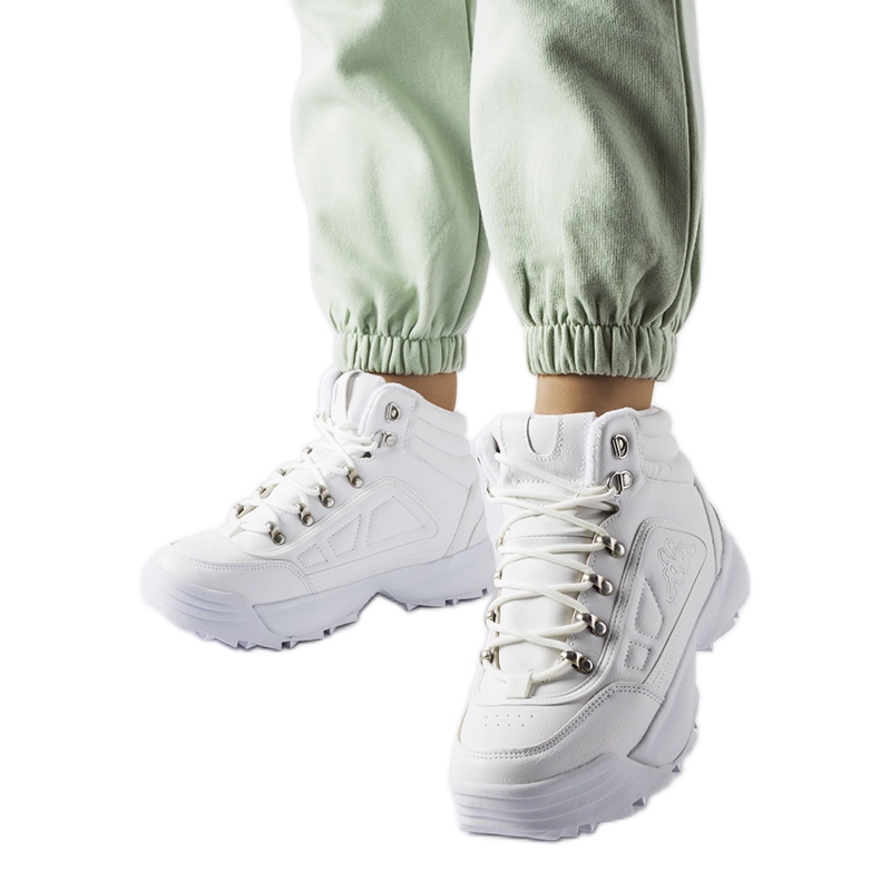 Zapatos blancos altos cálidos Kappa 242968 Shivoo Zapatos blancos altos cálidos Kappa 242968 Shivoo