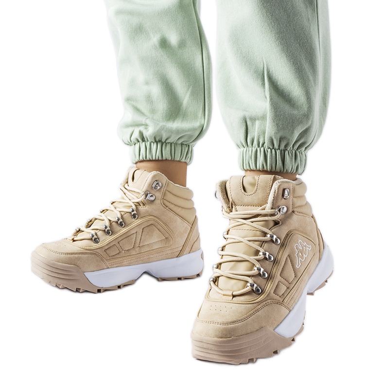 Zapatos altos beige cálidos Kappa 242968 Shivoo