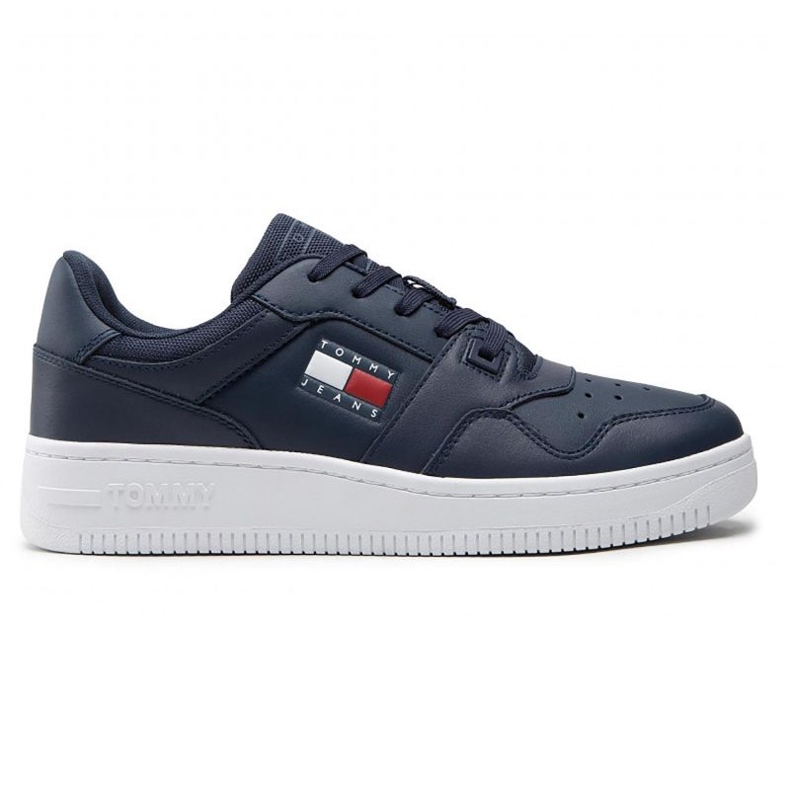 Zapatillas Tommy Hilfiger Retro Basket Ess M EM0EM00955 C87 azul Zapatillas Tommy Hilfiger Retro Basket Ess M EM0EM00955 C87 azul