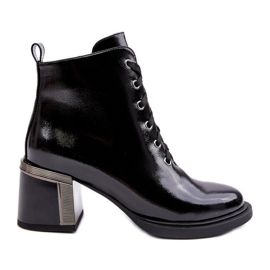 S.Barski Botas Mujer Charol D&amp;A MR870-98 Negro