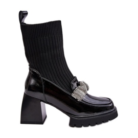 S.Barski Botines Mujer Con Tacón Alto D&amp;A MR870-41 Negro