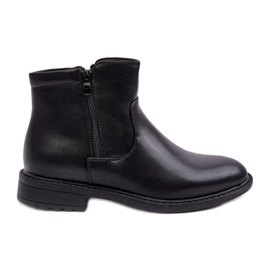 Botas Bajas con Cremallera para Hombre Brosta Negras negro