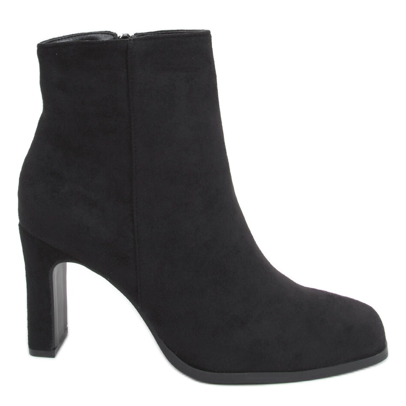 Tacones altos Madison Black Suede negro