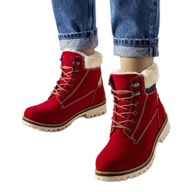 Botas Montalbino con aislamiento rojo