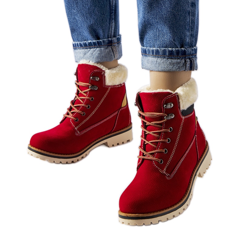 Botas Montalbino con aislamiento rojo