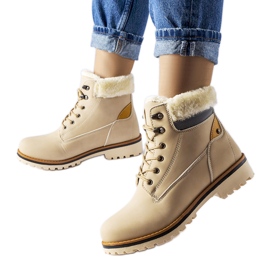 Botas Montalbino con aislamiento beige Botas Montalbino con aislamiento beige
