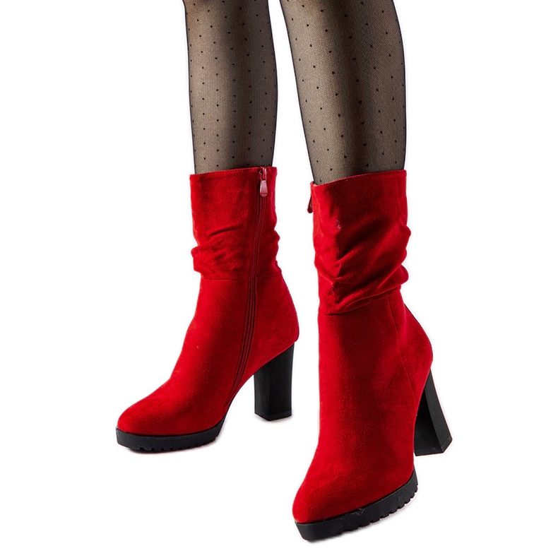 Inna Botines con aislamiento rojos de Vigilio