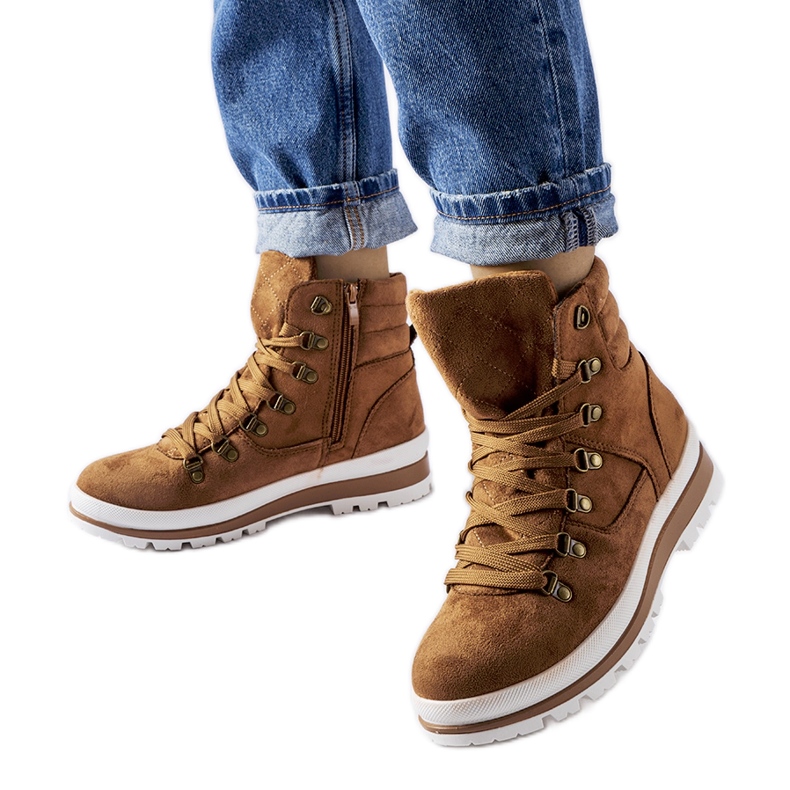 Zapatos de trekking con aislamiento Mazara caramelo marrón