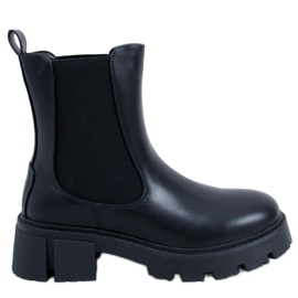 Botines Chelsea de caña alta de Rumer Black negro