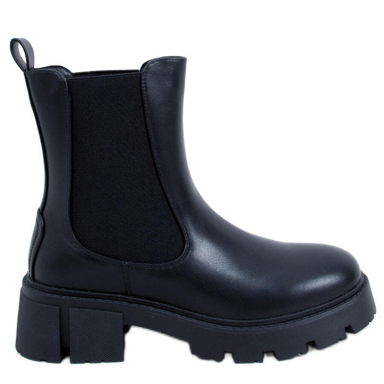 Botines Chelsea de caña alta de Rumer Black negro