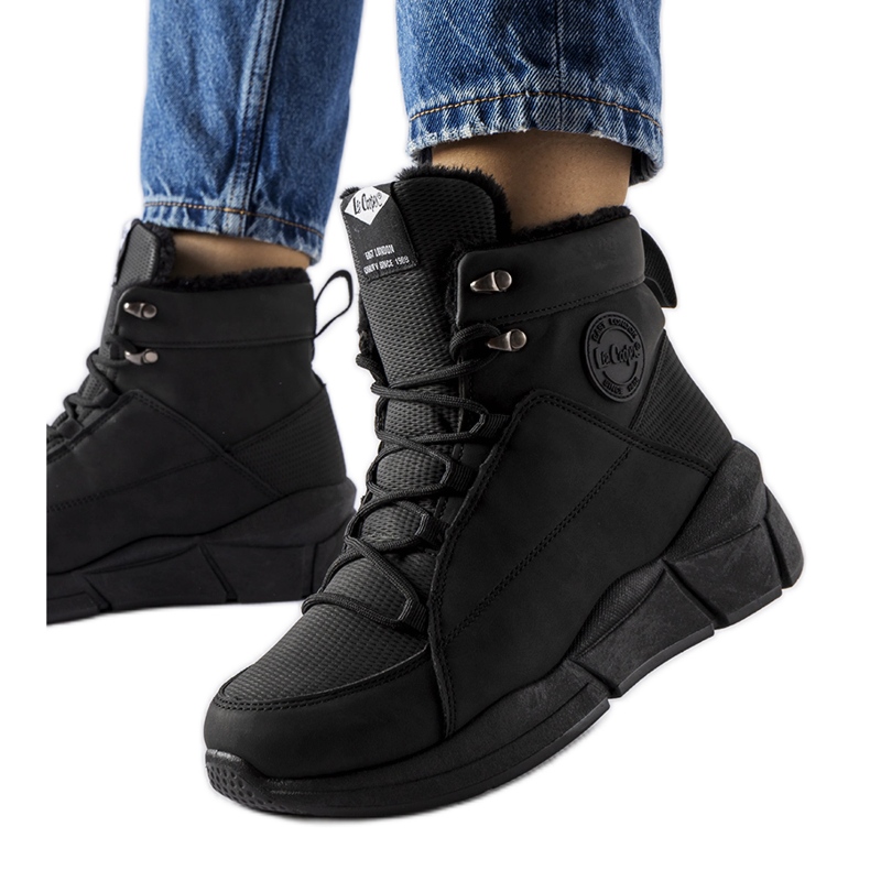 Botas altas Lee Cooper LCJ-23-44-1979L negras negro