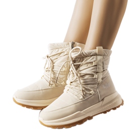 Botas de nieve beige Lee Cooper LCJ-23-44-1989L
