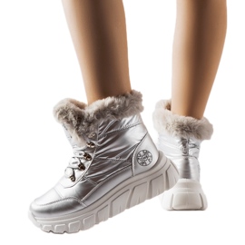 Botas de nieve plateadas Lee Cooper LCJ-23-44-1954L plata