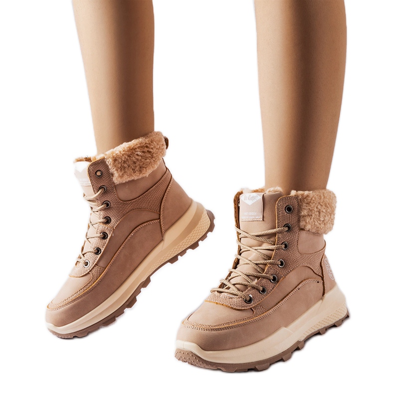Botas beige Lee Cooper LCJ-22-44-1363L