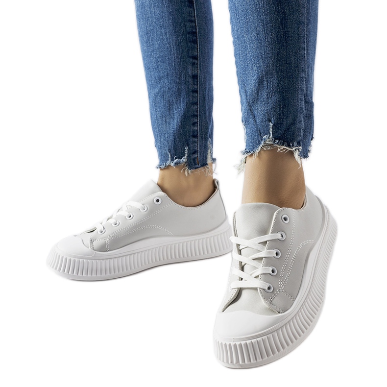Zapatillas Erbezzo grises con plataforma