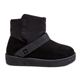 Botas de nieve con plataforma y aislamiento Big Star negras MM274151 negro Botas de nieve con plataforma y aislamiento Big Star negras MM274151 negro