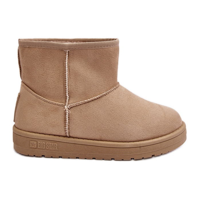 Botas de Nieve Mujer Forradas con Pelo Beige Big Star MM274160