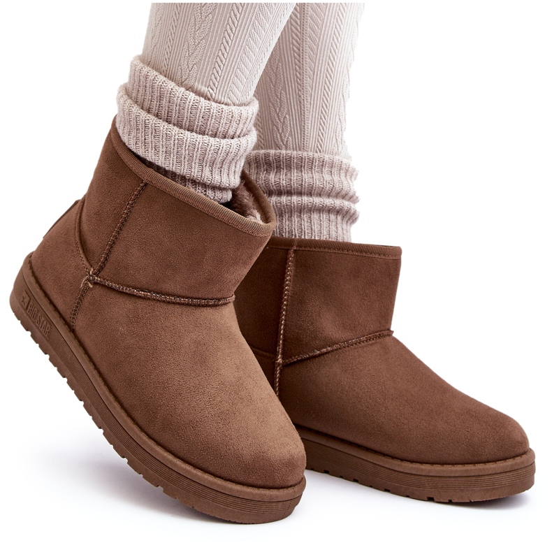 Botas de Nieve Mujer Aislante con Pelo Marrón Big Star MM274161