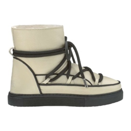 Zapatos Inuiki Piel Completa Pastelle W 70202-088 beige