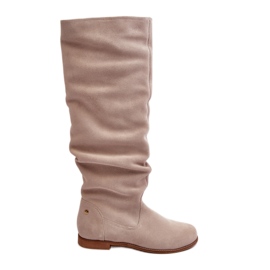 Botas Altas Mujer Ante Maciejka 05790-22 Beige Claro Botas Altas Mujer Ante Maciejka 05790-22 Beige Claro