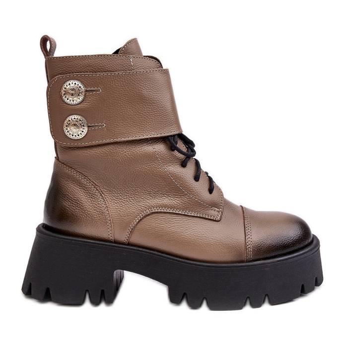 Botas Obreras Mujer Piel Lemar Anceria Beige