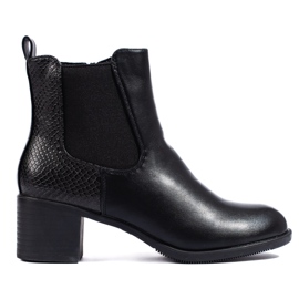 Botines Shelovet elegantes negros