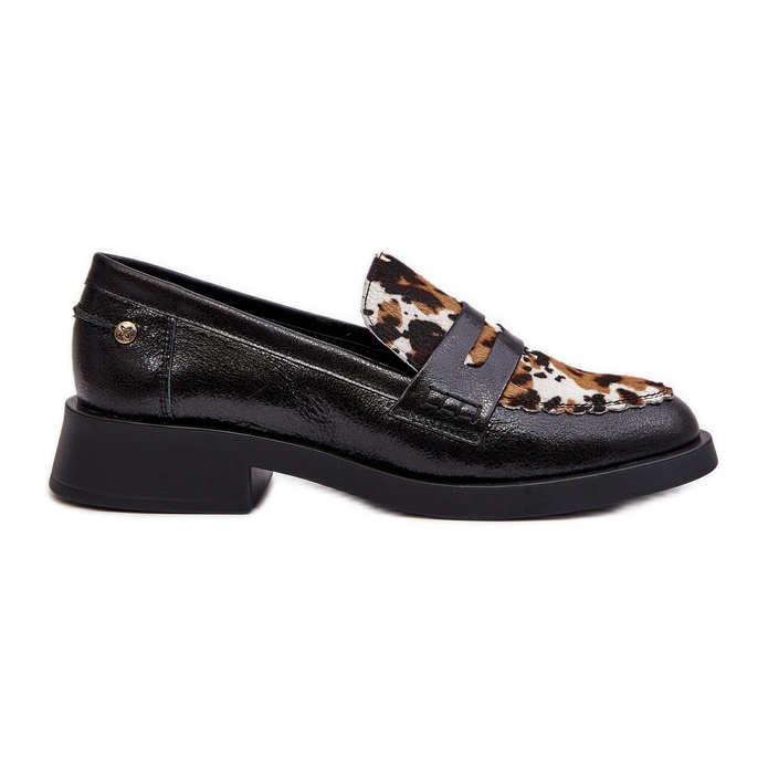 Zapatos de Piel Mocasines Mujer Maciejka 06250-01 Negro