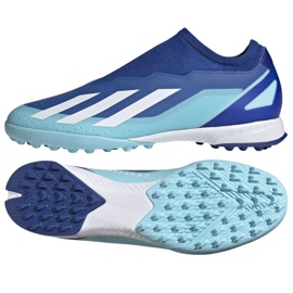 Botas de fútbol Adidas X Crazyfast.3 Ll Tf M ID9347 azul