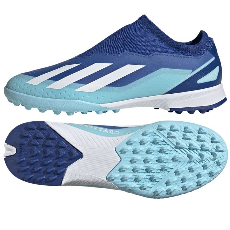 Botas de fútbol adidas X Crazyfast.3 Ll Tf IE1500 azul