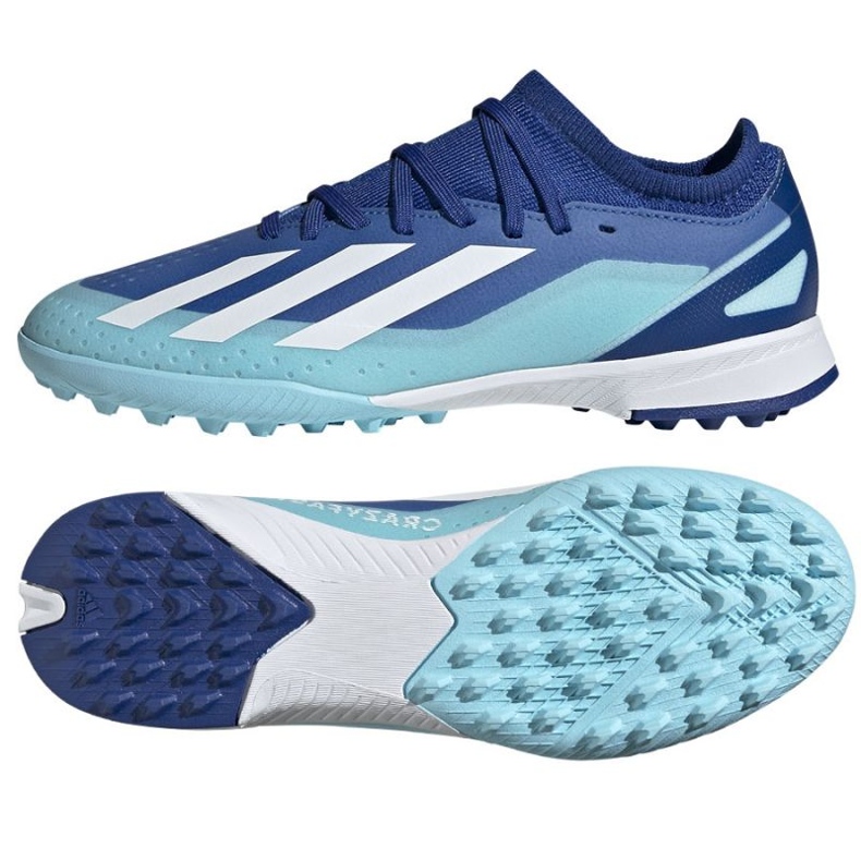 Zapatos de fútbol adidas X Crazyfast.3 Tf IE1569 azul Zapatos de fútbol adidas X Crazyfast.3 Tf IE1569 azul