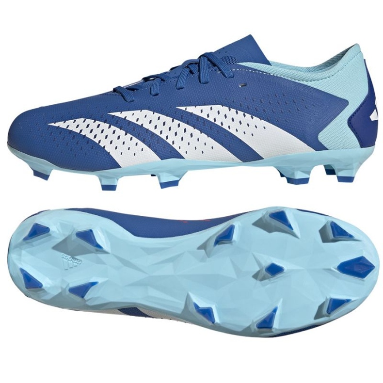 Botas de fútbol adidas Predator Accuracy.3 L Fg GZ0015 azul