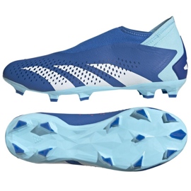 Botas de fútbol adidas Predator Accuracy.3 Ll Fg GZ0019 azul Botas de fútbol adidas Predator Accuracy.3 Ll Fg GZ0019 azul