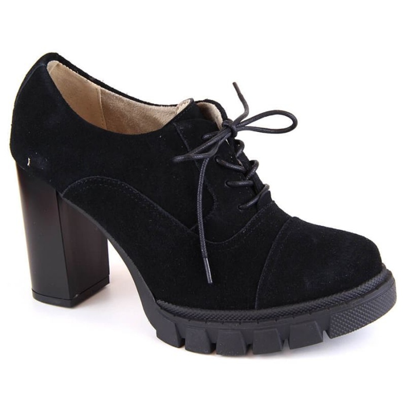 Filippo W PAW473A Zapatos de tacón y plataforma de piel, negro