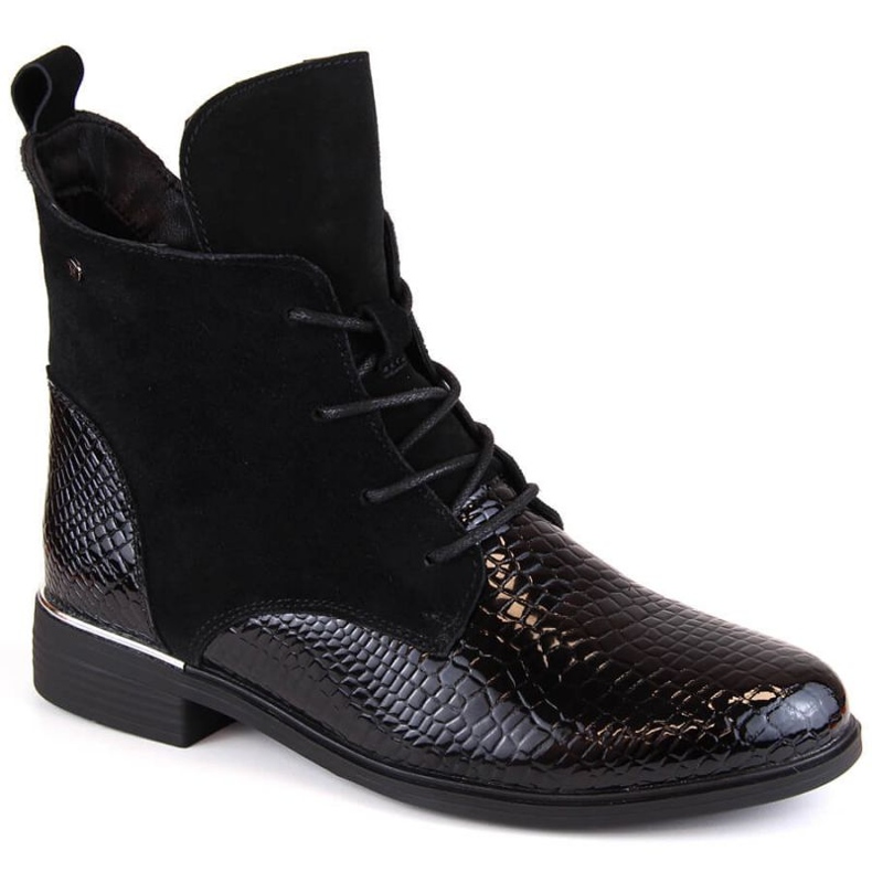 Filippo W PAW476 Botas aislantes de charol negro