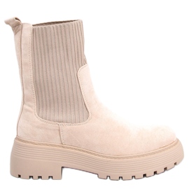 Winters Botines elásticos Beige