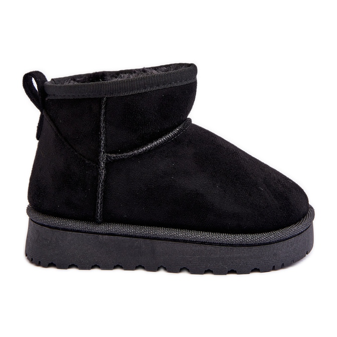 Botas de nieve para niños con aislamiento negro Nallita