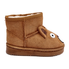 FR1 Botas de Nieve Infantiles Aislante Camel Vavena marrón
