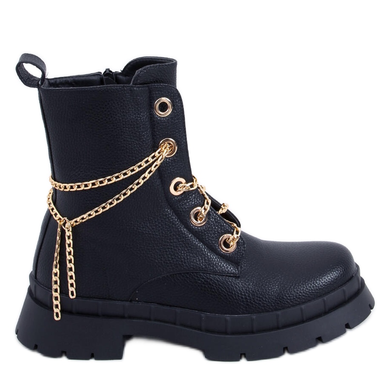Botas con cordones de Lohan Black negro