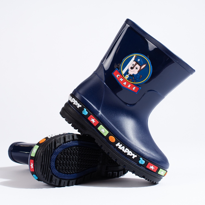 Botas de agua infantiles Shelovet azul marino
