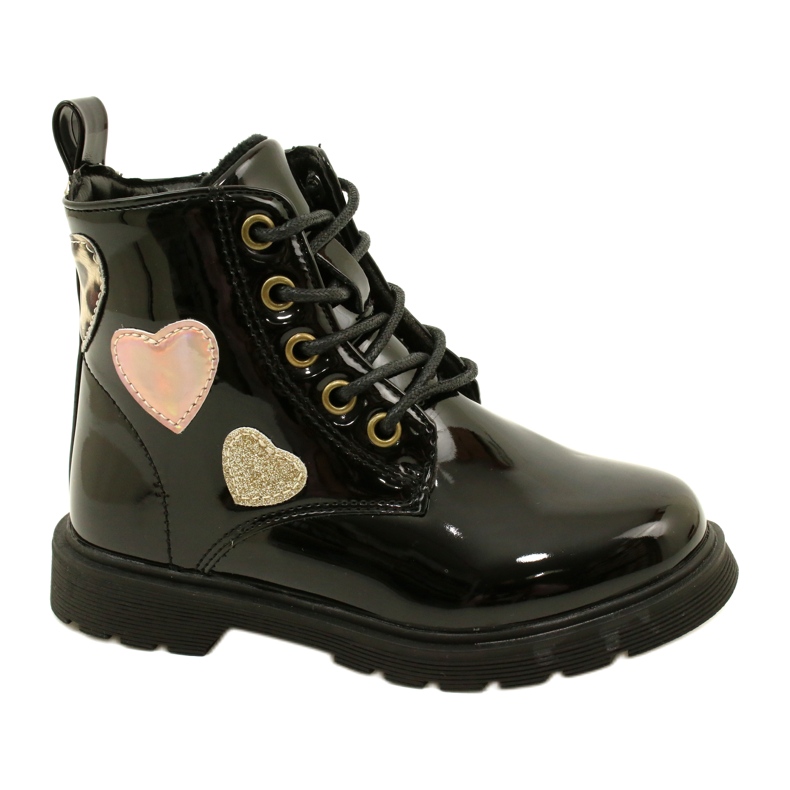 Botas Lacadas Miss 23DZ23-6599 negro