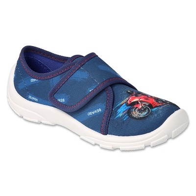 Zapatillas infantiles befado 974Y533 azul con moto