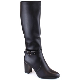Botas negras con aislamiento para mujer de Sergio Leone KZ103 negro