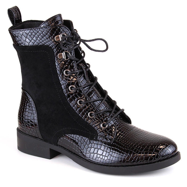 Botas de mujer con tacón plano, aislantes, negras Filippo DBT4823 negro Botas de mujer con tacón plano, aislantes, negras Filippo DBT4823 negro