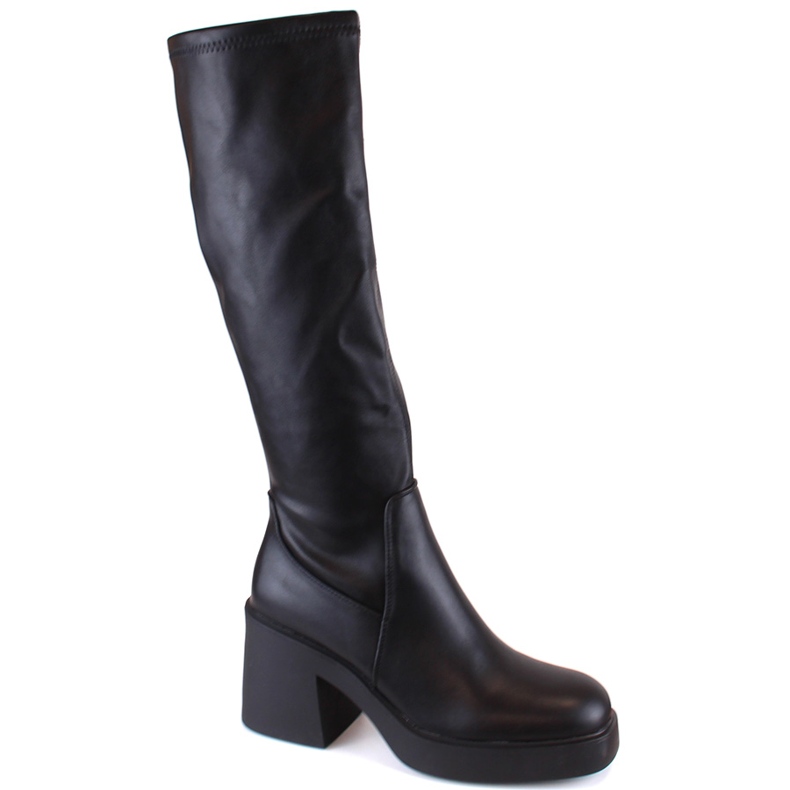 Botas de mujer con plataforma y tacón aislado Filippo DKZ4999 negras negro